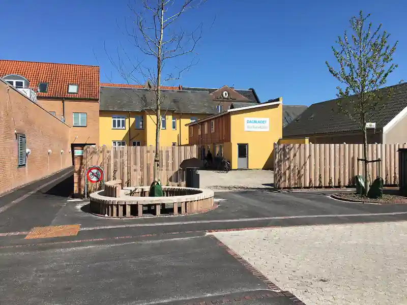 Haslev, gennemgang ved Nørregade – Haslev