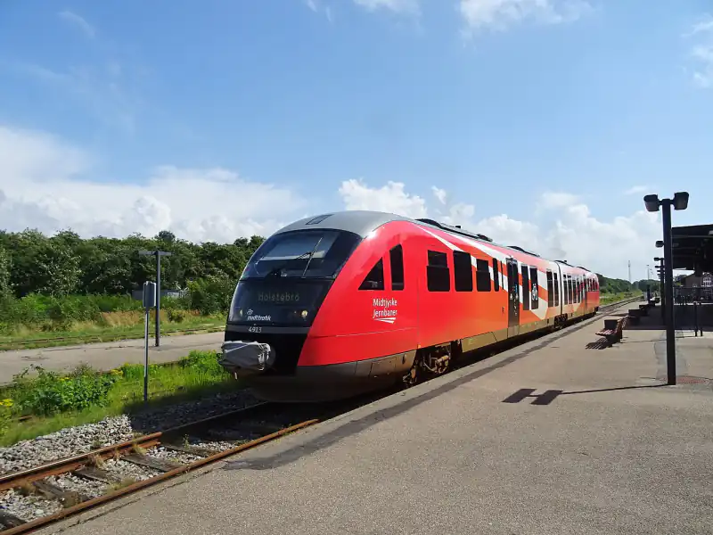Desiro train of Midtjyske Jernbaner at Ringkøbing Station 01 – Ringkøbing